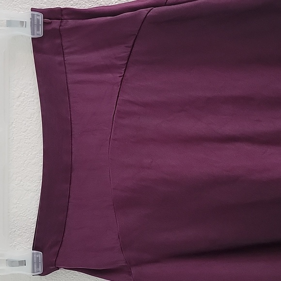 Silk Banana Republic Skirt Purple 0 XS Y2k Vintage Fairy Whimsigoth Party Office - Picture 4 of 7